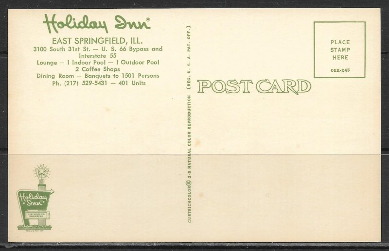 Illinois, Springfield - Holiday Inn - [IL-135]