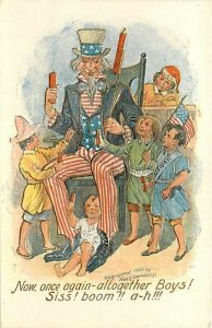 Patriotic, Uncle Sam, Now Once Again-Altogether Boys Siss boom a-h, Lounsbury