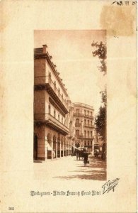 CPA AK Geiser 385 MOSTAGANEM Hotel de France et Grand Hotel ALGERIA (705875)