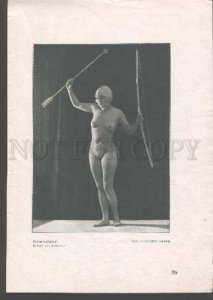 104281 Nude Iven ANDERSEN Famous Ballet DANCER Vintage PRINT