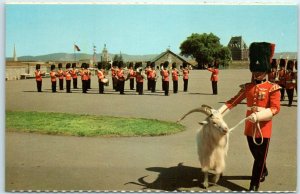 M-19109 Parade Ceremonies of Changing of the Guard at The Citadel Quebec Canada