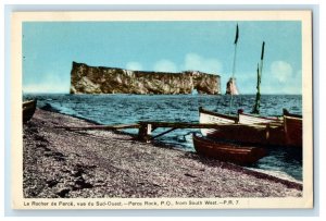 Le Rocher De Perce Vue Du Sud Quest View From South West P . R. Panama Postcard 