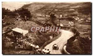 Old Postcard Campari cornering the coast of Montrond Racing