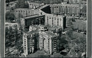 Vtg Washington DC Wardman Park Hotel Aerial View 1940s Postcard