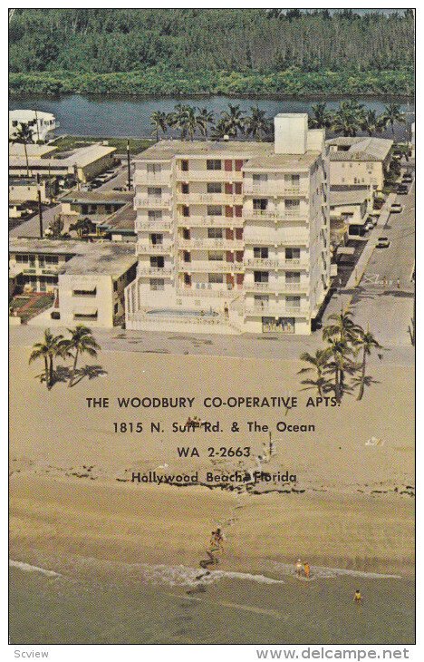 HOLLYWOOD BEACH, Florida, PU-1986; The Woodbury Co-Operative Apts.