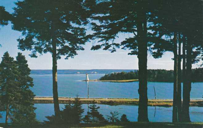 Light House on Bras D'Or Lake - Baddeck NS, Nova Scotia, Canada
