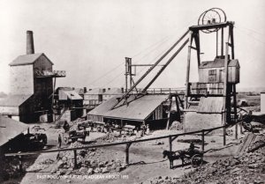 East Pool Mines Cornwall Victorian Photo 1960s RPC Postcard