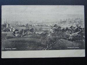 Somerset CASTLE CARY Panoramic Village View c1905 Postcard by R.W. Martin 