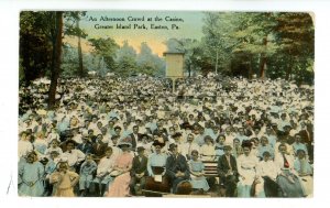 PA - Easton. Greater Island Park, Afternoon Crowd at Casino