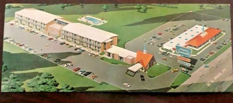 Howard Johnson Motor lodge, Joplin Missouri Host Of The Highways Postcard