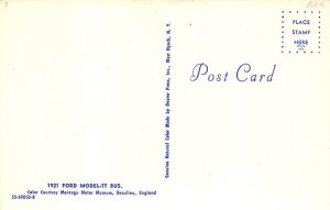 1921 Ford Model TT Bus Unused 