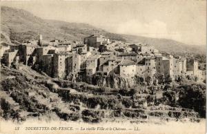 CPA TOURTTES DE VENCE - La vieille ville et le chateau (192250)