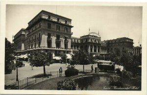 PC EGYPT, CAIRO, CONTINENTAL HOTEL, Vintage REAL PHOTO Postcard (b36813) 