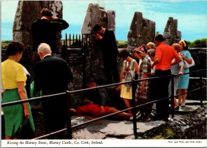 Ireland Cork Blarney Castle Kissing The Blarney Stone