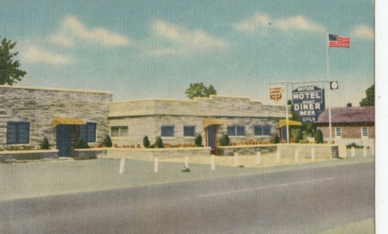 WILLIAMSPORT , Maryland , 1930-40s ; Wayside Motel & DINER