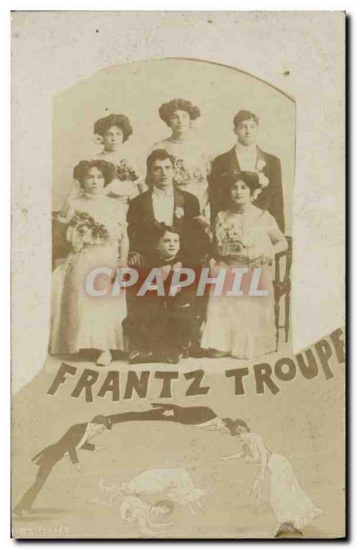 Old Postcard Frantz Troupe