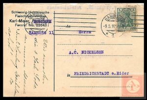 German Reichspost Postcard