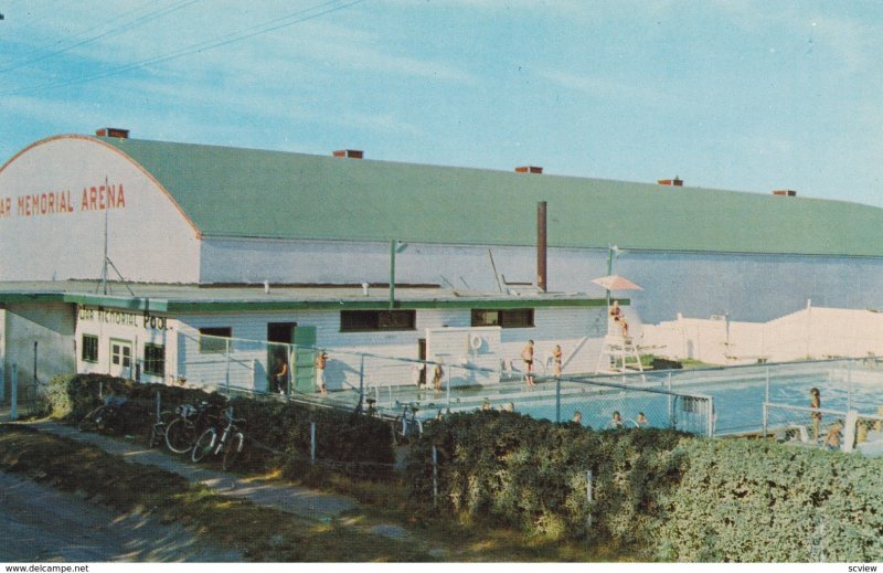 INNISFAIL , Alberta , Canada, 1950-60s ; War Memorial Pool and Arena