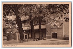 Kassel Germany Postcard The Small Playground Trees Fence View c1920's