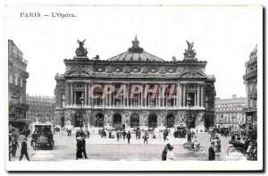 Old Postcard The Paris Opera