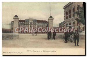 Postcard Old Barracks Toul From 39th Artillery Regiment On