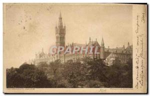 Old Postcard The university Glasgow