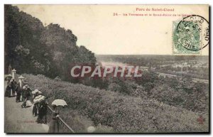 Old Postcard Saint Cloud Park The Terrace and the Rond Point