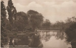 Staffordshire Postcard - West Park, Wolverhampton RS21759