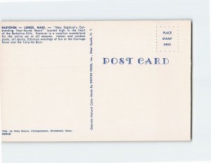 Postcard Eastover, Lenox, Massachusetts