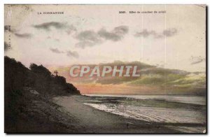 Postcard Old Normandy Effect sunset
