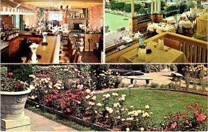 Palmyra, NY New York BUS BLUM'S GARLOCK HOUSE Restaurant & Bar ca1950's Postcard