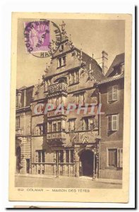 Colmar Old Postcard House of heads