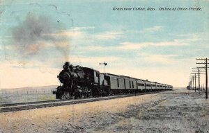 Corlette Wyoming Union Pacific Train Vintage Postcard AA82843