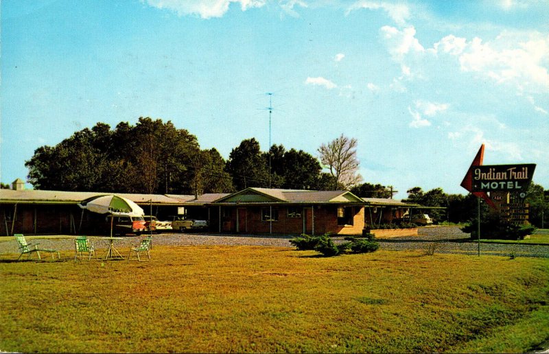 Oklahoma McAlester The Indian Trail Motel 1964