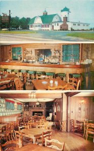 Postcard Maryland Glen Burnie the Barn Restaurant Sportsman Bar Dexter 23-7359