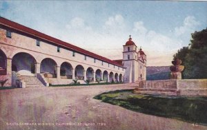 Carlifornia Santa Barbara Garden Of Santa Barbara Mission Founded 1786