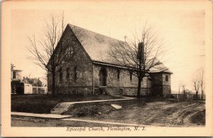 Vtg Flemington New Jersey NJ Episcopal Church Unposted Postcard