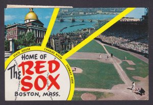 Postcard, United States, Boston MA, Home of the Red Sox