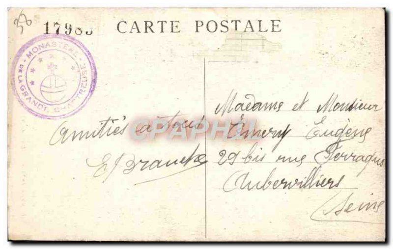 Old Postcard Route Grande Chartreuse Entree Desert