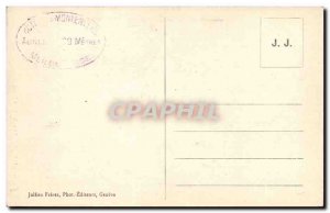 Old Postcard Chamonix and Mont Blanc