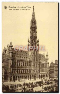 Old Postcard Brussels Grand Place