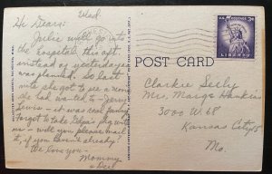 Vintage Postcard 1954 Broadway & Second Street, Rochester, Minnesota (MN)