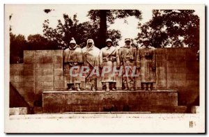 Old Postcard Verdun Monument to the Children of Verdun Army