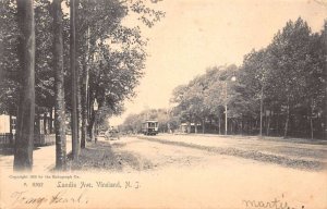 Vineland New Jersey Landis Avenue Sepia Tone Photo Print Vintage Postcard U4535