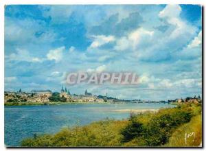 Postcard Modern Colors and Light of France's Loire Valley berds Loire in Bloi...