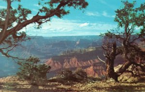 Postcard Interesting Vistas Open To Travelers Grand Canyon National Park Arizona