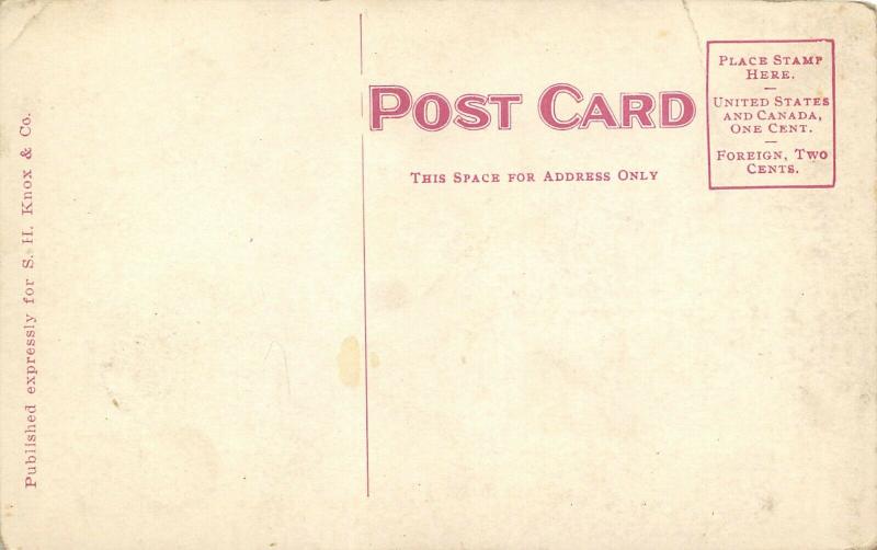 Kokomo Indiana~Frances Hotel~Barber Shop~Horse Pulls Coach~c1910 Postcard