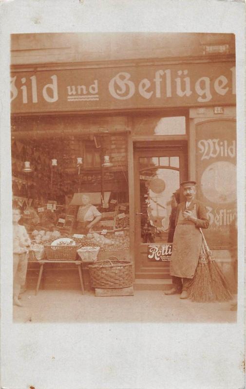 BG40438 shop hannover ??  grocery  germany Lebensmittelgeschaft real photo