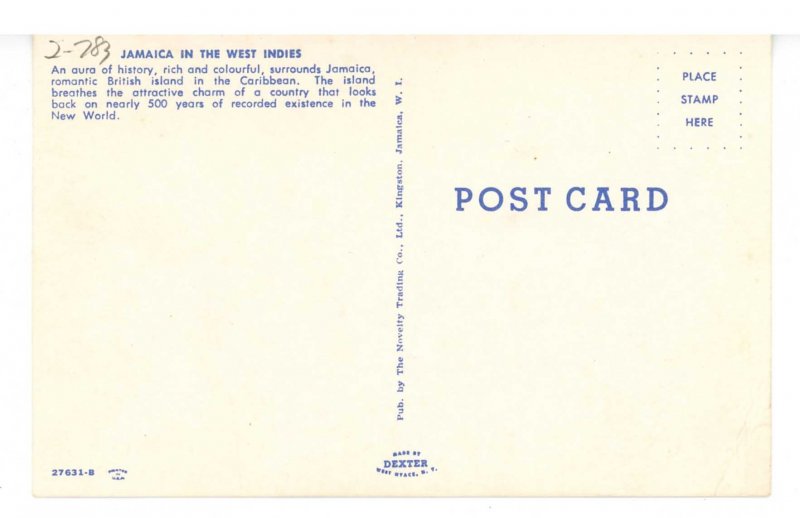 Jamaica - Colorful Island Map