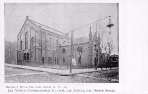 BROOKLYN, NY New York   LEE AVENUE CONGREGATIONAL CHURCH~at Hooper St   c1900's